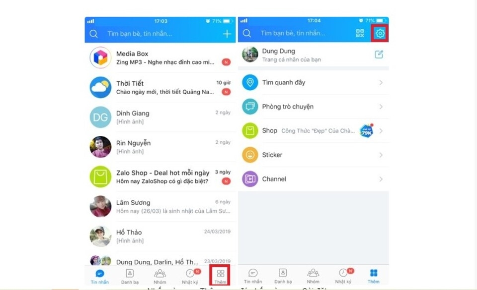 3 cách bật thông báo sinh nhật Zalo cực đơn giản 6 truy cập cài đặt zalo