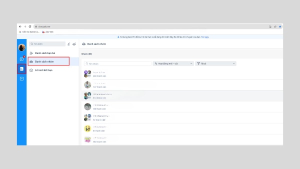 2 Cách âm thầm rời nhóm Zalo không ai biết 5 Truy cập nhóm zalo muộn rời
