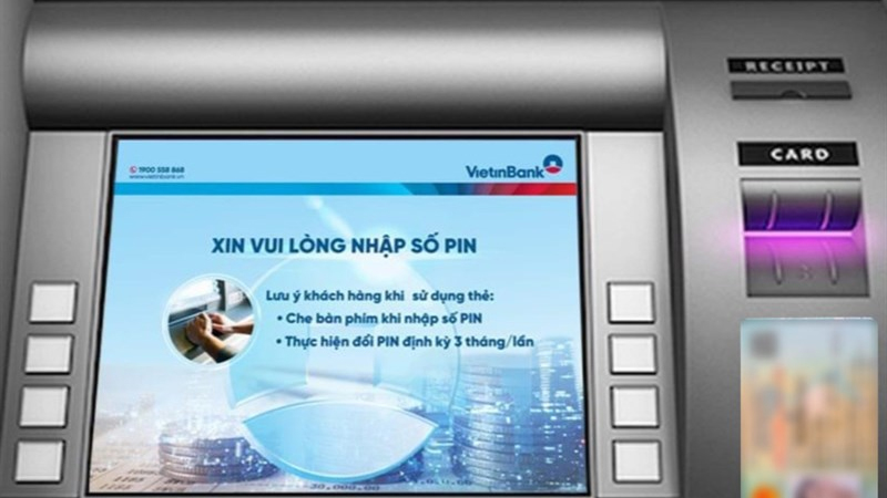 Nhập mã PIN thẻ