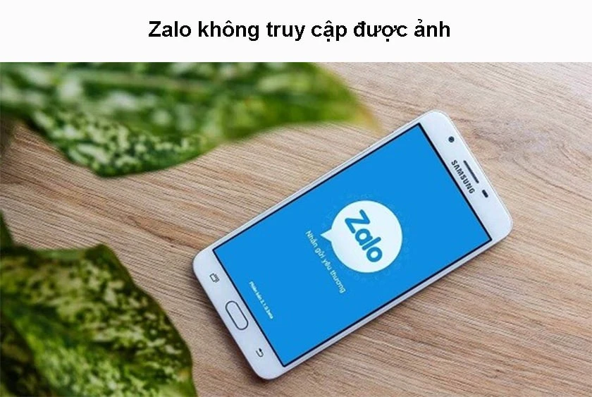 zalo không truy cập được ảnh
