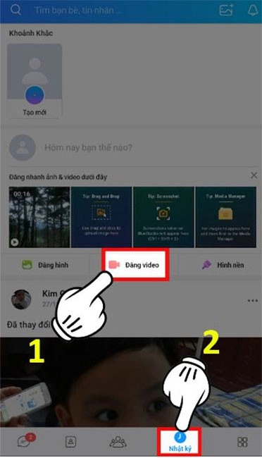 Hé lộ 2 Cách đăng video lên Zalo không bị giảm chất lượng 7 Chọn đăng video