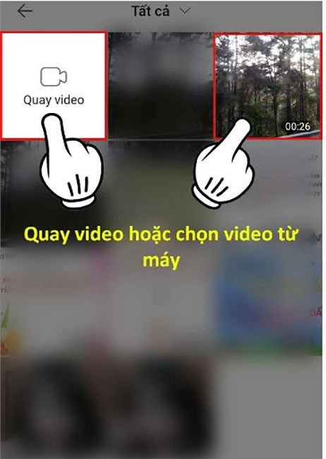 Hé lộ 2 Cách đăng video lên Zalo không bị giảm chất lượng 2 Chọn video để đăng