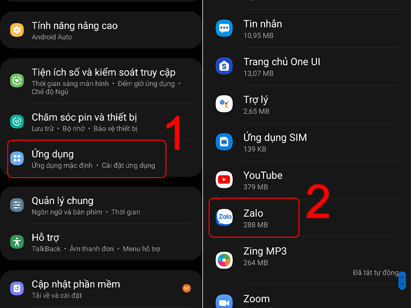 truy cập zalo